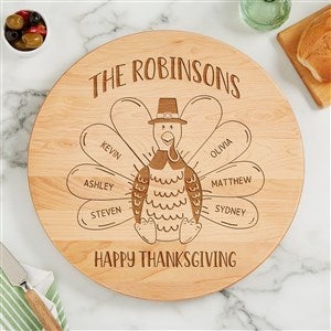 Thankful Turkey Personalized 15 Lazy Susan - 41584