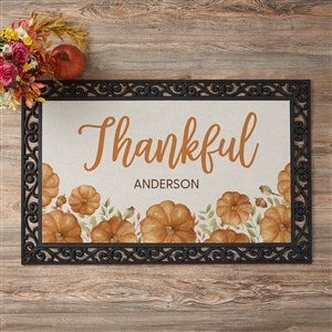 Fall Seasonally Script Personalized Doormat-20x35 - 41587-M