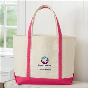 Embroidered Logo Weekender Tote - Pink - 41630-P