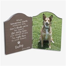Pet Memorial Personalized Photo Tabletop Plaque - 41632