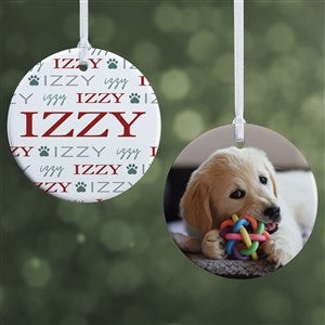 Pawfect Pet Personalized Ornament- 2.85" Glossy - 2 Sided - 41635-2S