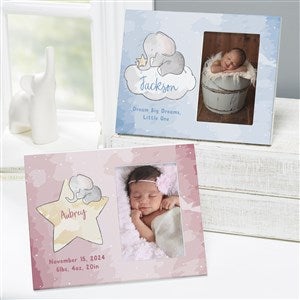 Baby Elephant Personalized Offset Baby Picture Frame - 41648-UV