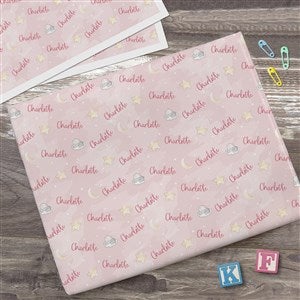 Baby Elephant Personalized Baby Wrapping Paper Sheets - Set of 3 - 41651-S