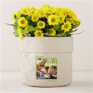 Picture Perfect Personalized Canvas Flower Planter- 5x6 - 41707-S