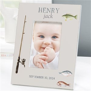 Gone Fishing Personalized 4x6 Tabletop Frame - Vertical - 41771-TV