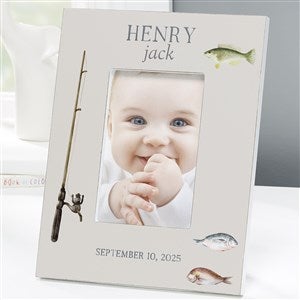 Gone Fishing Personalized 4x6 Tabletop Frame - Vertical - 41771-TV