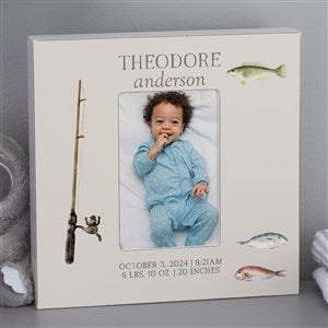 Gone Fishing Personalized 4x6 Box Frame - Vertical - 41771-BV