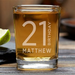 Birthday Bash Personalized Shot Glass - 41778