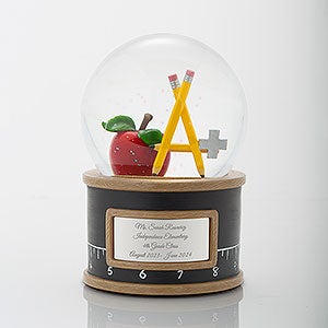 Engraved Teacher Recognition Snow Globe - 41835