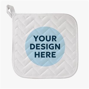 Personalized Logo White Potholder - 41878