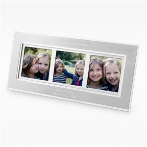 Engraved Flat Iron Friendship Three Picture Frame - 41895