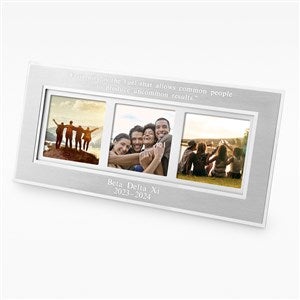 Engraved Flat Iron Friendship Three Picture Frame - 41896