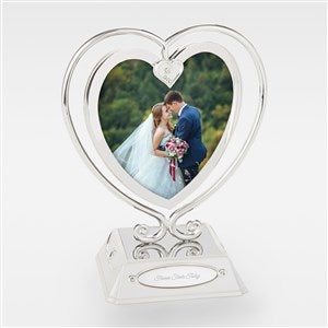 Engraved Everlasting Love Wedding Heart Frame - 41900