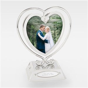Engraved Everlasting Love Engagement Heart Frame - 41902