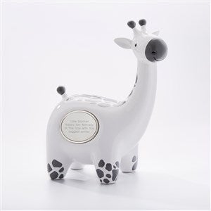 Engraved Childrens Ceramic Giraffe Bank - 41926