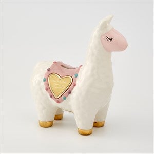 Engraved Childrens Ceramic Llama Bank - 41927