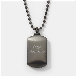 Engraved Religious Keepsake Dog Tag Urn Necklace - 41938
