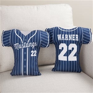 Baseball Jersey Personalized Throw Pillow - 41939