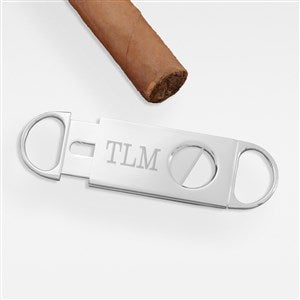 Personalized Birthday Silver Cigar Cutter - 41942-C