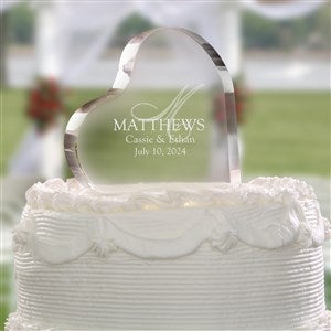 Wedding Monogram Personalized Cake Topper - 4195