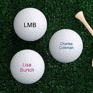 You Name It Golf Ball Set of 12 - Non Branded - 4196-B
