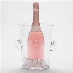 Engraved Message Glass Ice Bucket & Chiller For Her - 41960