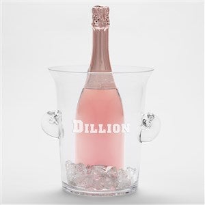 Engraved Glass Ice Bucket & Chiller For Him - 41973