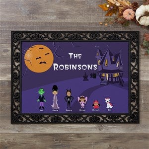 Personalized Halloween Doormat - Halloween Character Collection - 4204