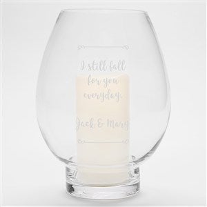 Engraved Anniversary Hurricane Candle Holder - 42047