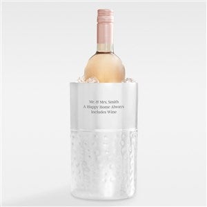 Engraved Wedding Message Personalized Wine Chiller - 42104