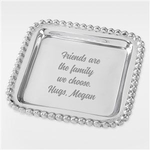 Mariposa® String of Pearls Engraved Friend Jewelry Tray - 42233