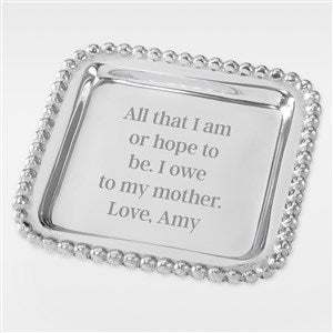 Mariposa® String of Pearls Engraved Jewelry Tray For Her - 42235