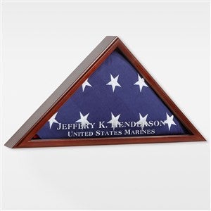 Engraved Military Flag Case - 42273