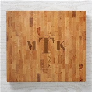 Engraved Engagement Butcher Block Cutting Board - 16x18 - 42394