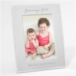 Mariposa String of Pearls Engraved Photo Frame for Grandma - 5x7 - 42403-5x7