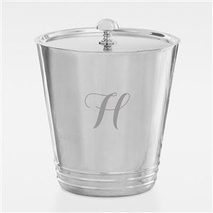 Etched Wedding Silver Ice Bucket - 42431