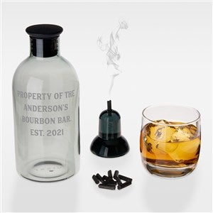 Etched Housewarming Message Smoked Cocktail Set by Viski® - 42461