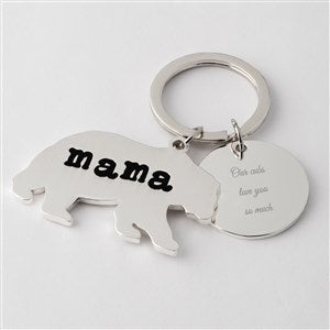Engraved Mama Bear Keychain for Her - 42684