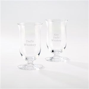 Engraved Riedel Single Malt Whiskey Glass Set for Dad - 42695
