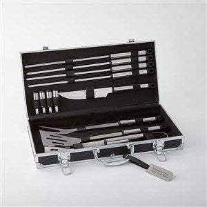Engraved BBQ Master Case & 13 Piece Tool Set - 42699