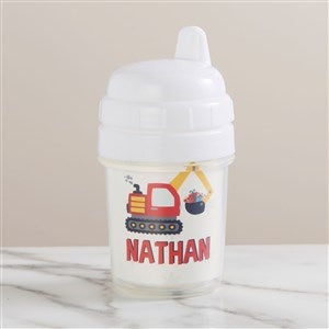Construction & Monster Trucks Christmas Personalized Baby 5 oz. Sippy Cup - 42766