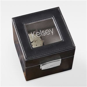 Engraved Vegan Leather 2pc Watch Box For Her - 42822-M