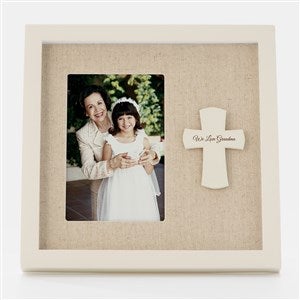 Engraved Grandmas Cross Picture Frame - 42908