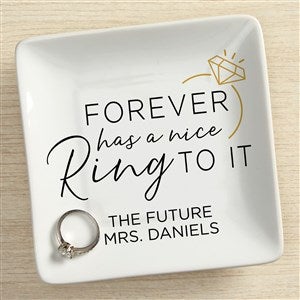 Were Engaged Personalized Ring Dish - 42958