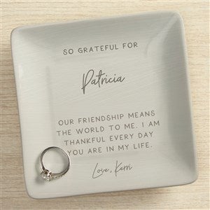 Grateful for You Personalized Ring Dish - 42969