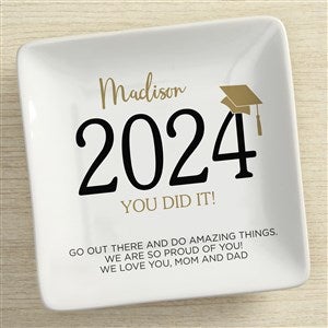 Classic Graduation Personalized Ring Dish - 42971