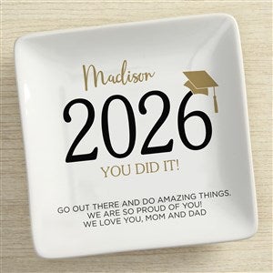 Classic Graduation Personalized Ring Dish - 42971