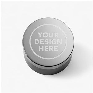 Corporate Engraved Gunmetal and Acacia Wood Keepsake Box - 43018