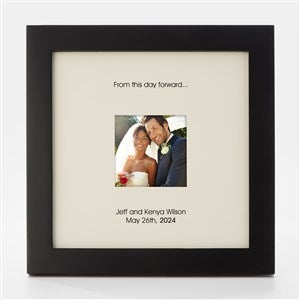 Engraved Wedding Gallery Square Opening Picture Frame - 43060