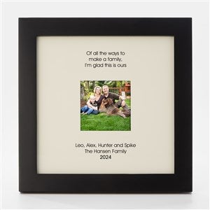 Engraved Family Gallery Square Opening Picture Frame - 43063